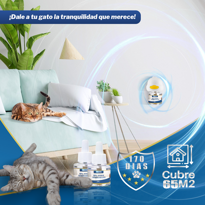 KIT FEROMONAS (2 DIFUSORES Y 6 RECAMBIOS) PARA GATOS X 29.99€