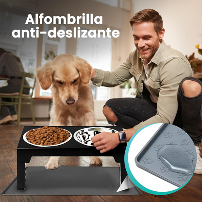 COMEDERO PERRO 5 ALTURAS (PACK DE 2 UNIDADES AL 50% DESCUENTO=40,99€)