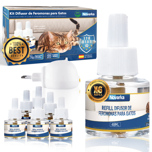 KIT FEROMONAS (2 DIFUSORES Y 6 RECAMBIOS) PARA GATOS X 29.99€